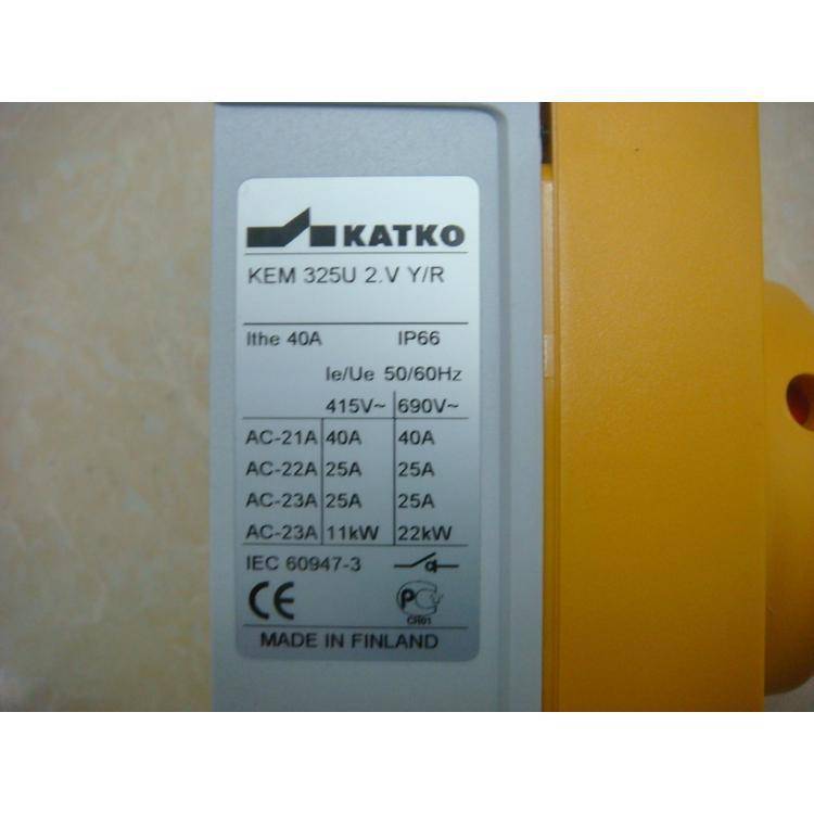 莘默欧洲工控 KATKO 开关 103-009-912 KEA 325U EX