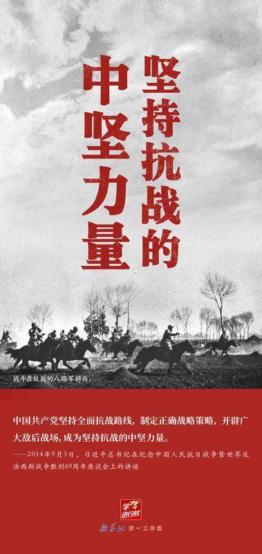 学习进行时丨中国共产党的中流砥柱作用是抗战胜利的关键