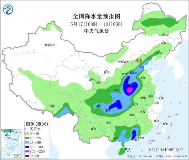 大范围强降雨！即将影响天津！连续3天
